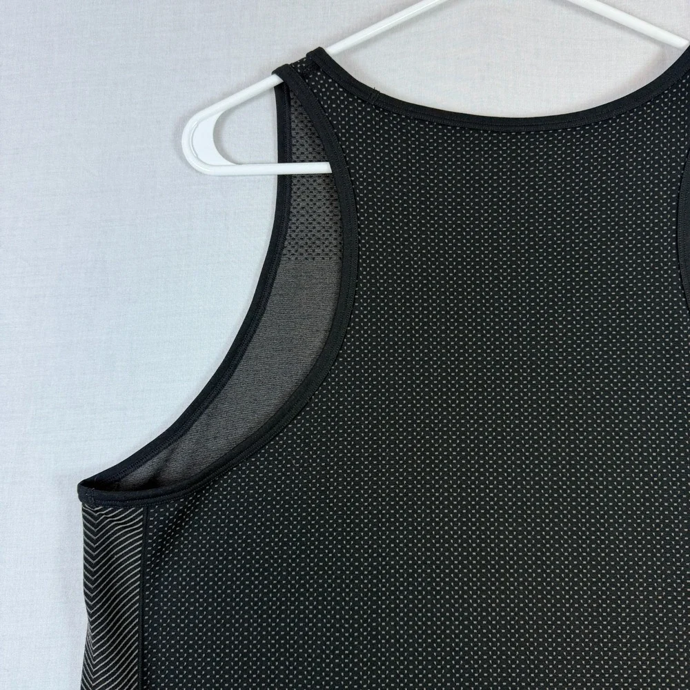 Nike Tank Top Dri-Fit Black Stretch Womens XL Very Comfortable